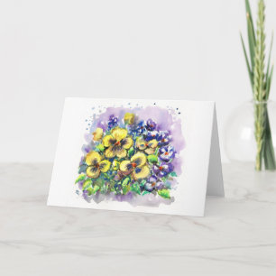 Vår Pansies Kort