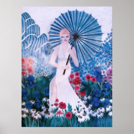 Vår Parasolldam Poster