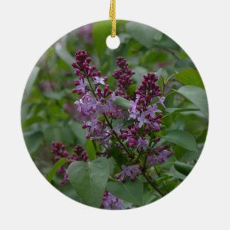 Vår/påsk: Japonica/lila Julgransprydnad Keramik