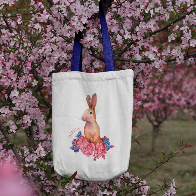 Vår Påskhare | Personlig Tote Bag Tygkasse (Skapare uppladdad)