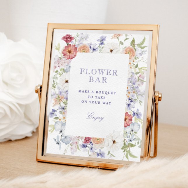 Vår Pastel Blommigt Möhippa Flower Pub Poster (Skapare uppladdad)