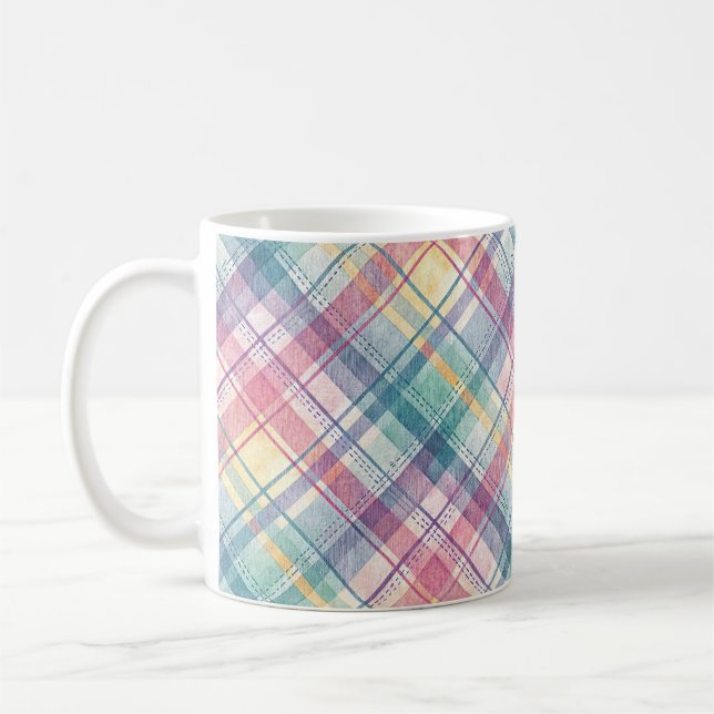 Vår Pastel Diagonal Kaffemugg (Vänster)