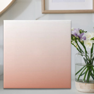 vår pastel färg  peach ombre damstig rosa kakelplatta