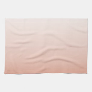 vår pastel färg peach ombre damstig rosa kökshandduk