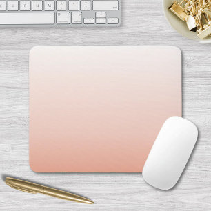 vår pastel färg  peach ombre damstig rosa musmatta