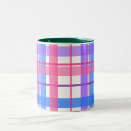 Vår Pastell Rutig Mugg