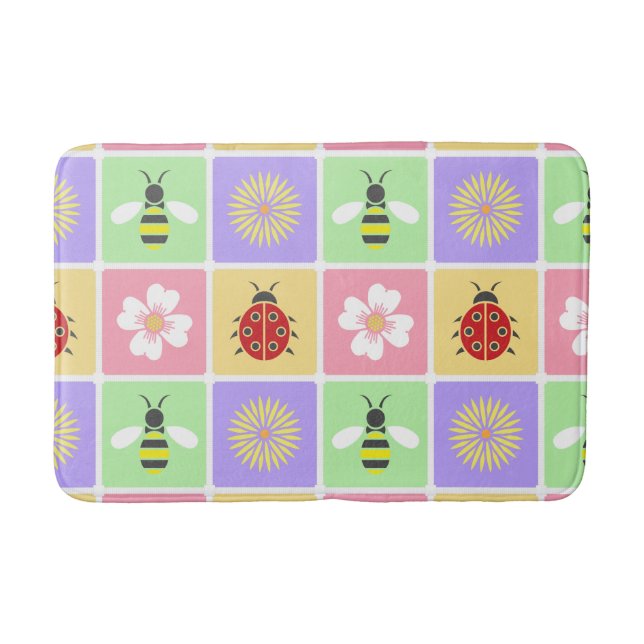 Vår Patches Bath Mat Badrumsmatta (Framsidan)