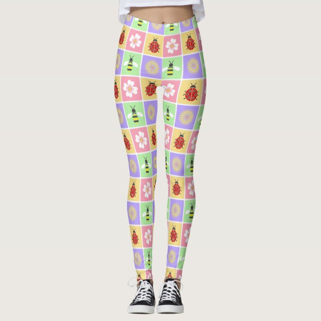 Vår Patches Leggings (Framsida)
