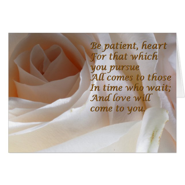 Var patientens hjärta hälsningskort (Framsidan Horizontal)