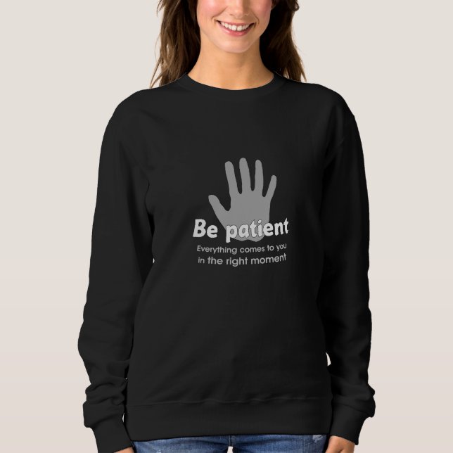 Var patientens Sweatshirts T Shirt (Framsida)