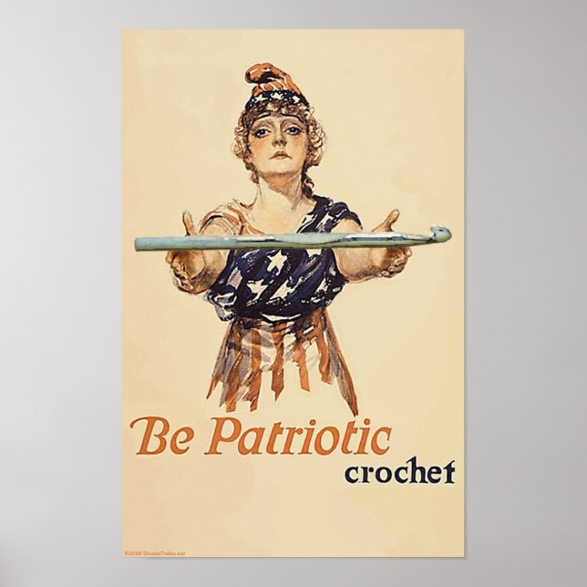 Var patriotisk: Crochet - poster (Framsidan)