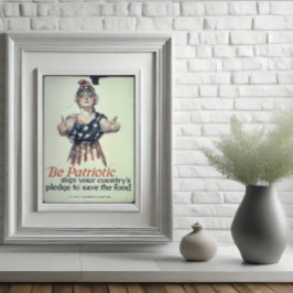 Var patriotisk Poster