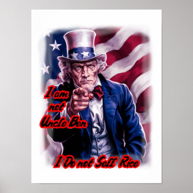 Vår patriotiske farbror Sam på en  Poster (Framsidan)