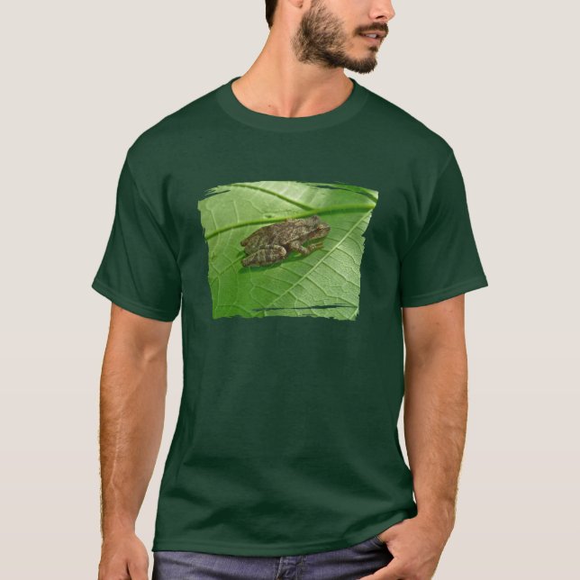 Vår Peeper (Pseudacris Crucifer) Treefrog Items T-shirt (Framsida)