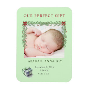 Vår Perfekt Gift Baby-kungörelse Magnet