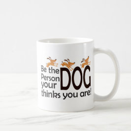 Var personen dina hundfunderare som du är kaffemugg