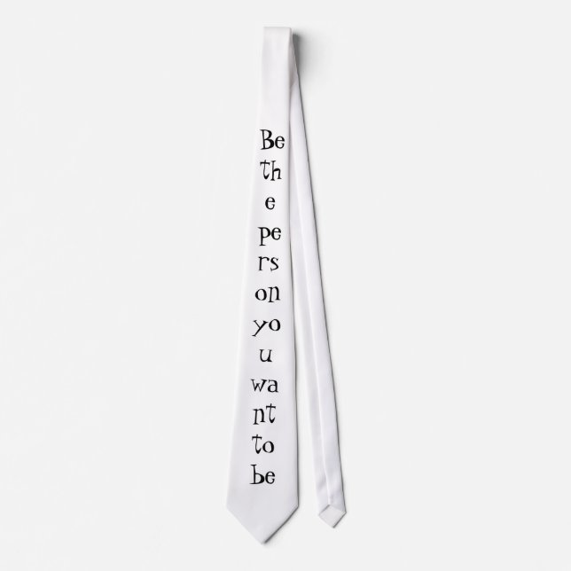 Var personen som du önskar vara-tien slips (Framsida)