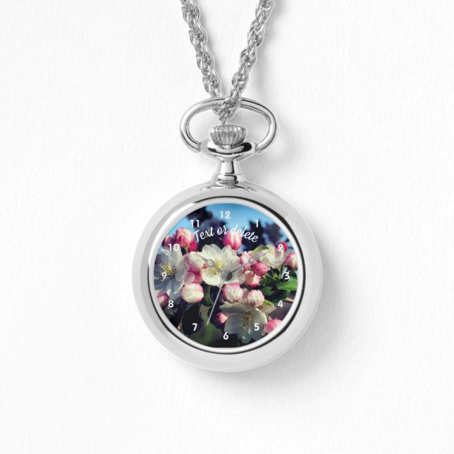 Vår-Personligen för blommor i Blommar Armbandsur (Framsida)
