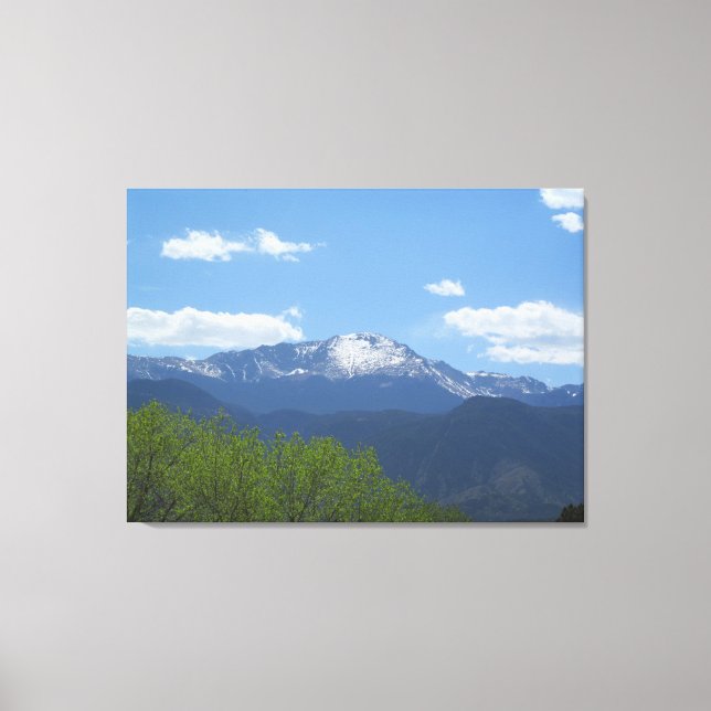 Vår Pikes Peak canvas (Framsida)