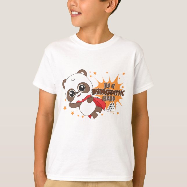 Var pingtastisk Hero: Pingtastisk djurvänlig T Shirt (Framsida)