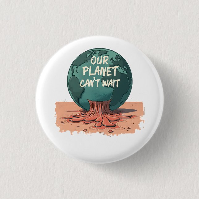 Vår planet kan inte vänta – Klimatåtgärder Knapp (Framsida)