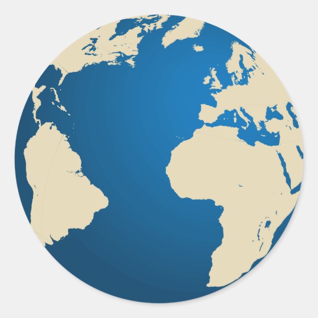 Vår planet runt klistermärke (Framsida)