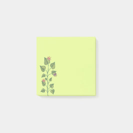 Vår Plant Cute Grönt Nature Älskare Post-it Block