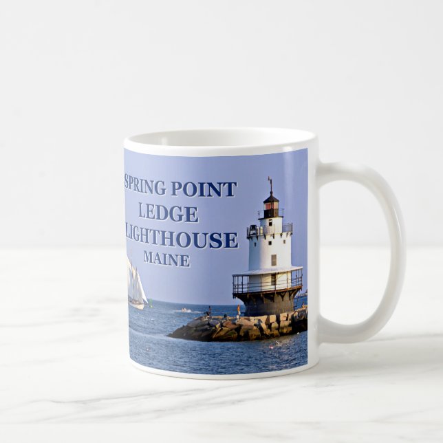 Vår Point Ledge Lighthouse, Maine Mugg (Höger)