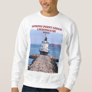 Vår Point Ledge Lighthouse, Maine Sweatshirt