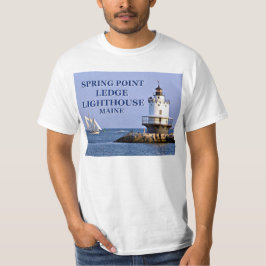 Vår Point Ledge Lighthouse, Maine T-Shirt