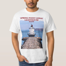 Vår Point Ledge Lighthouse, Maine T-Shirt