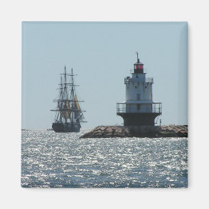 Vår Point Light Maine Magnet