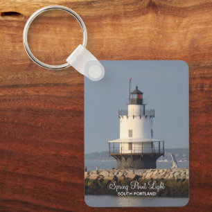 Vår Point South Portland Lighthouse Nyckelring