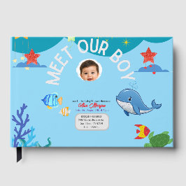 Vår pojke baby shower-inbjudan - Under havet Gästböcker
