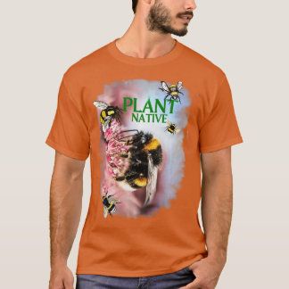 Vår pollinator Bumblebees Butterflies behöver inhe T Shirt