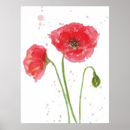 Vår Poppies Poster