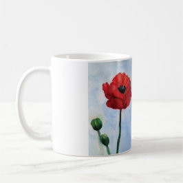 Vår Poppy Flower Classic Mugg