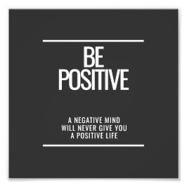 Var positiv och motiv för fotoutskrift fototryck