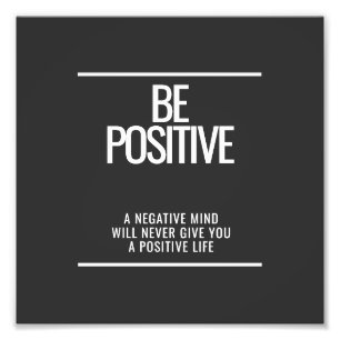 Var positiv och motiv för fotoutskrift fototryck