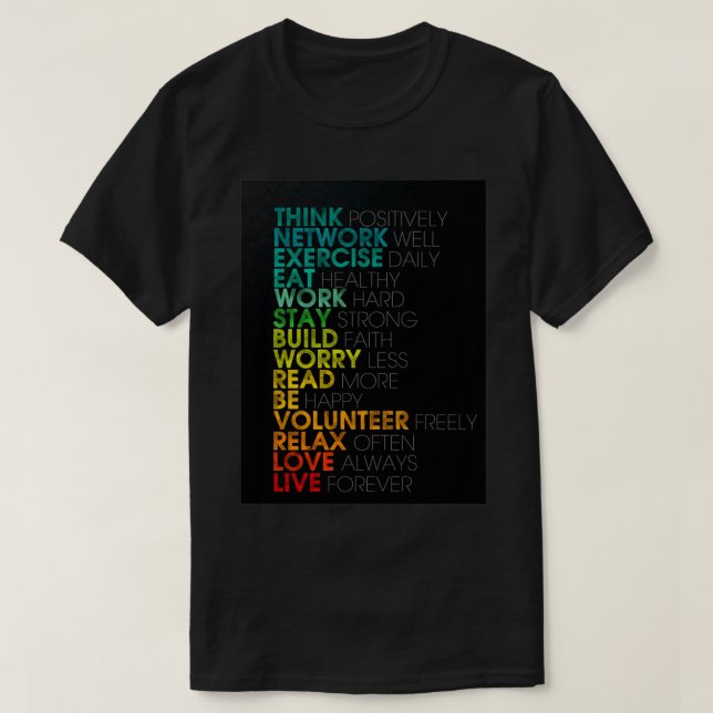 Var positiv t shirt (Design framsida)