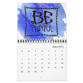 "Var precis" dendestinerade konstkalendertvå-sidan Kalender