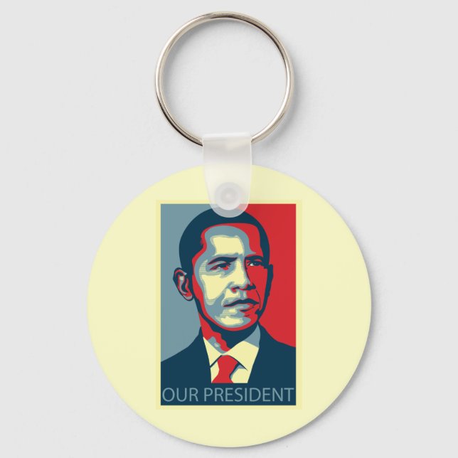 Vår president Obama Nyckelring (Framsida)