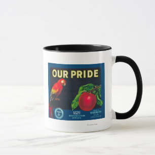 Vår prideApple etikett - stat Washington Mugg