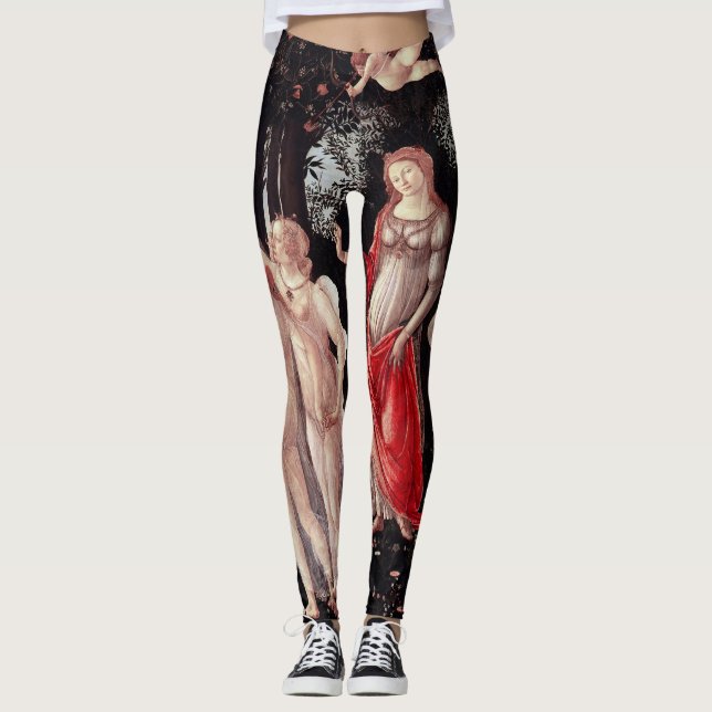 Vår Primavera Sandro Botticelli Renaissance Leggings (Framsida)