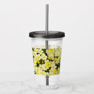 Vår Primroses Acrylic Tumbler Take Away Mugg