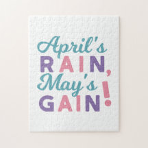 Vår Promise - "April's Rain, May's Gain!"