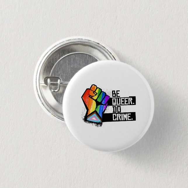 Var Queer Gör Brott Knapp (Framsida & baksida)