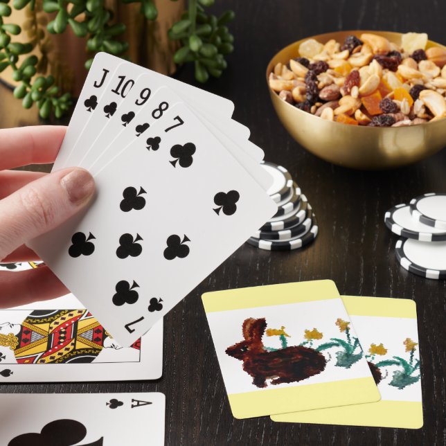Vår Rabbit Daffodils Kortlek (På plats)