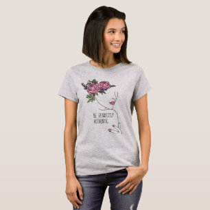 Var rädd för giltig offert med blomma t shirt