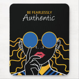 Var rädd och autentisk musmatta